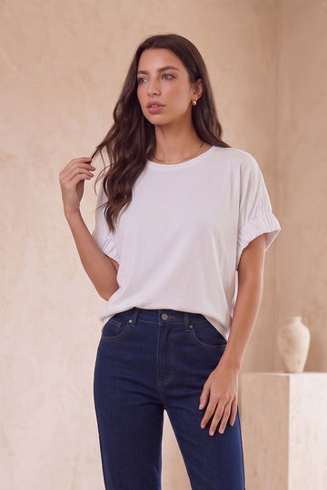 BLUSA ZURCIDO BLANCA