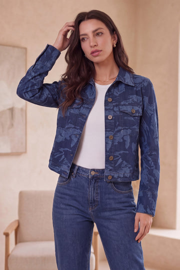 CHAQUETA AZUL LASER