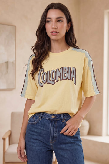 Camiseta Colombia Amarilla