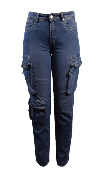 Jean Straight - Grease tipo cargo