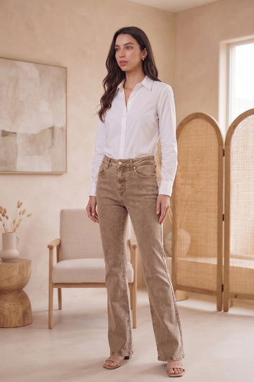 JEAN BOOT CUT HIGH RISE