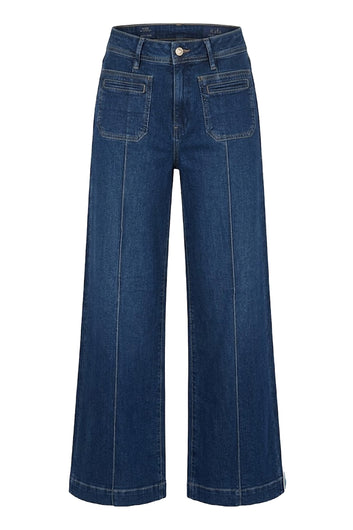 JEAN WIDE LEG HIGH RISE