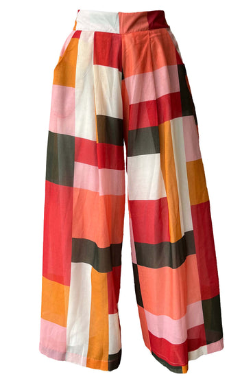 Pantalón flare picnic